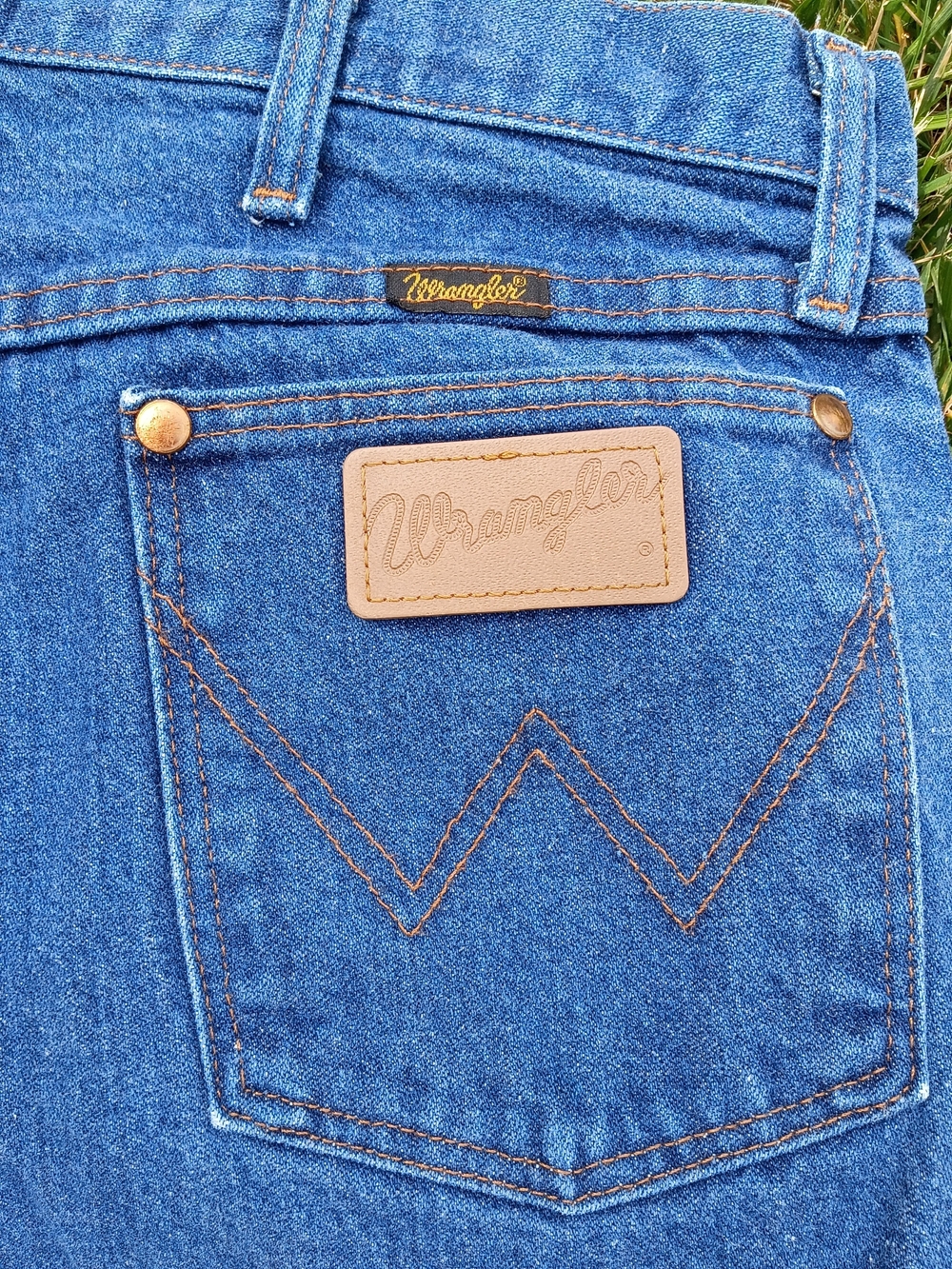 Vintage Wrangler Cowboy Cut Original Fit Jeans 34x30 - Pre-Washed Indigo - Picture 8 of 11